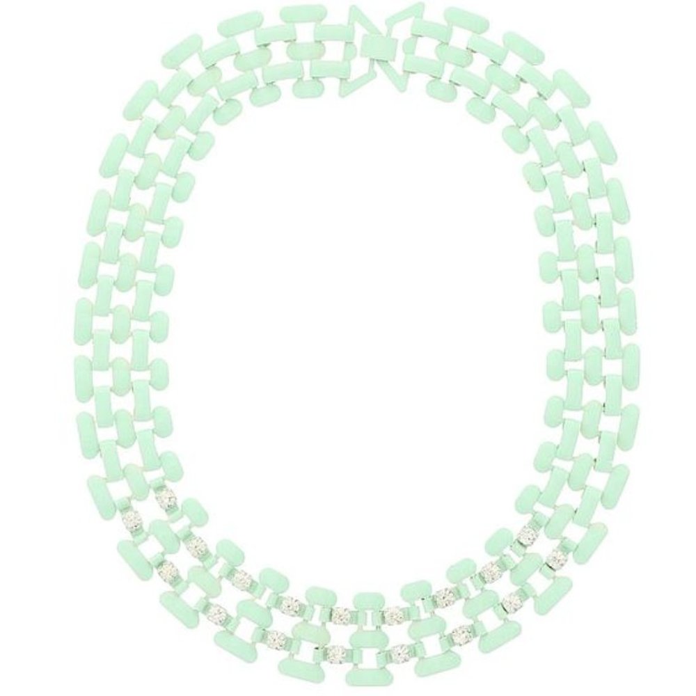 Light Green Statement Necklace